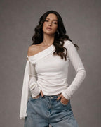 Minimal Off-Shoulder Top