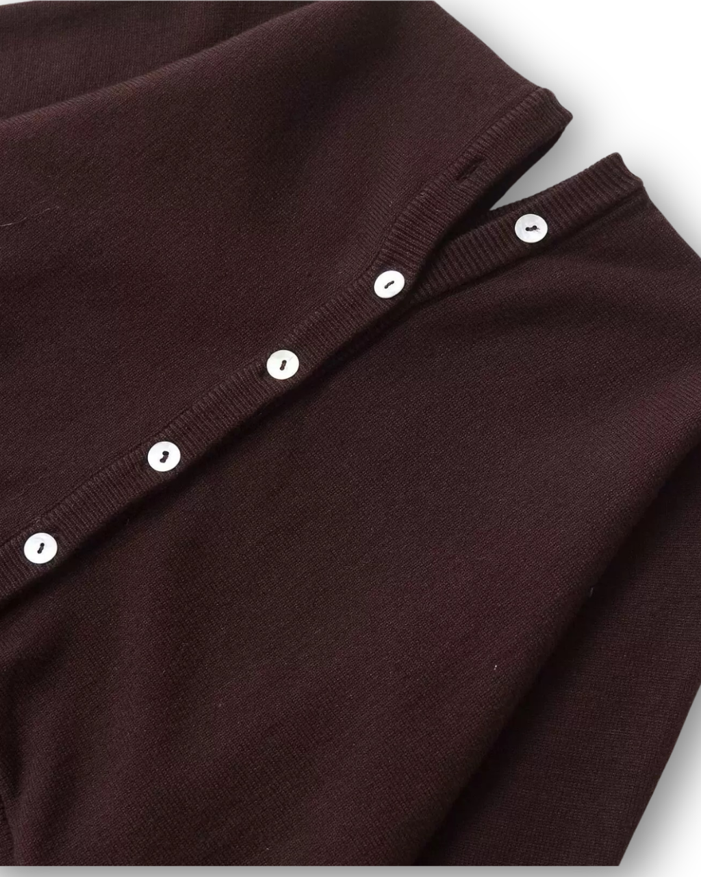 Buttoned Knit Cardigan