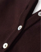 Buttoned Knit Cardigan