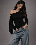 Minimal Off-Shoulder Top