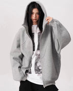 Oversized Zip Hoodie