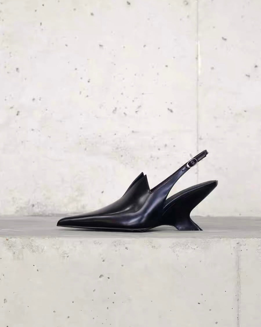 Pointed Slingback Heels
