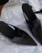 Pointed Slingback Heels