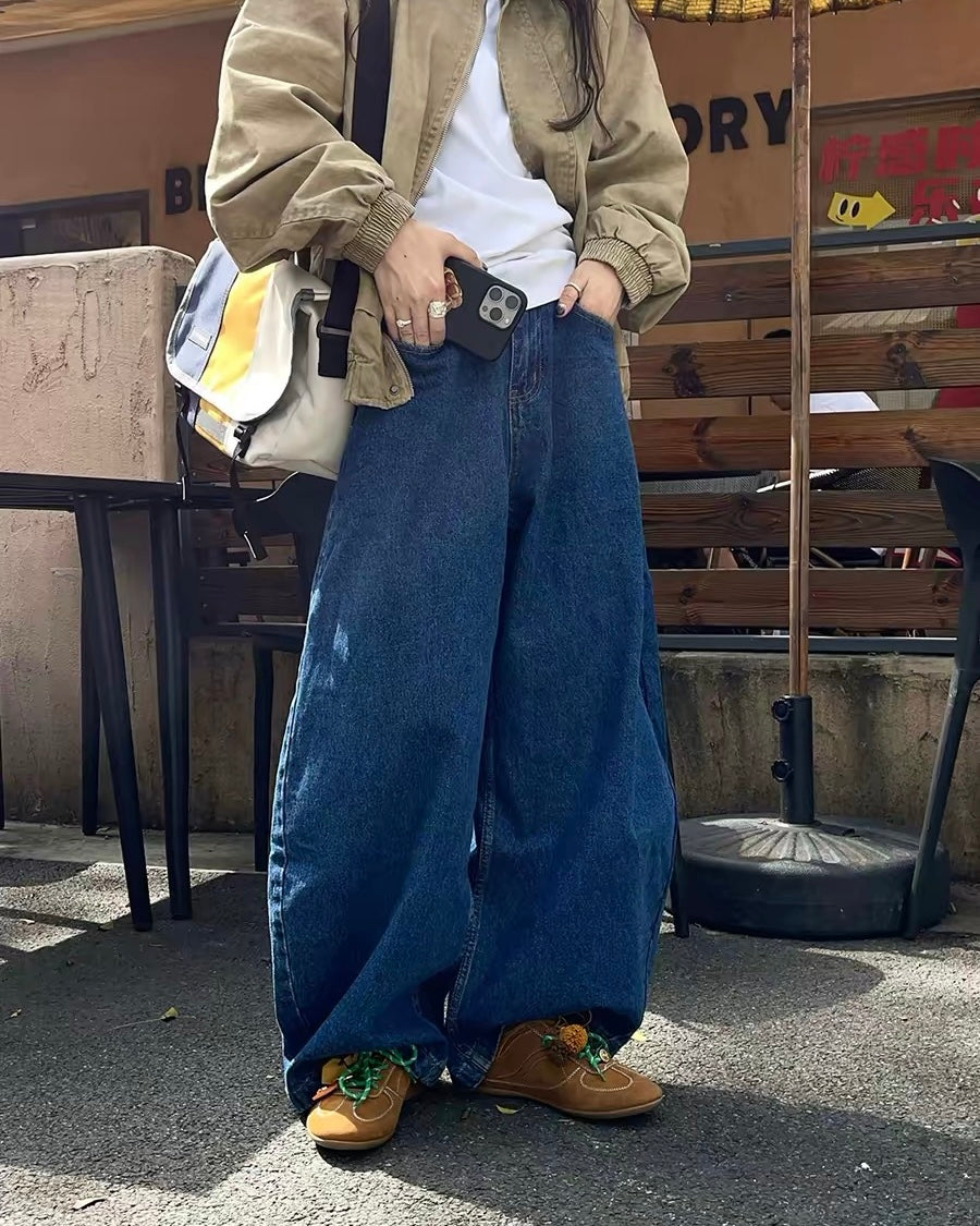 Balloon Wide-Leg Jeans