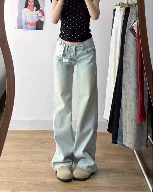 Light Wash Wide Leg Jeans