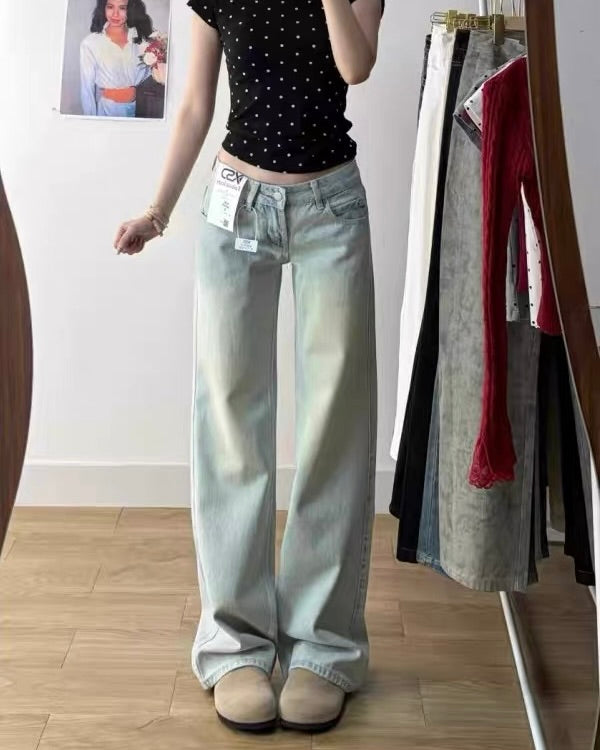 Light Wash Wide Leg Jeans