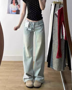 Light Wash Wide Leg Jeans