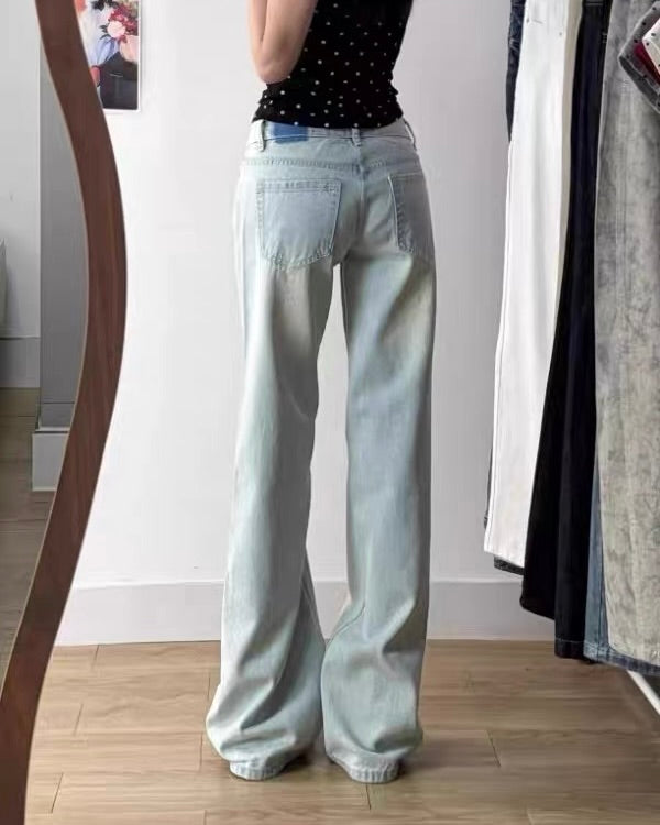 Light Wash Wide Leg Jeans