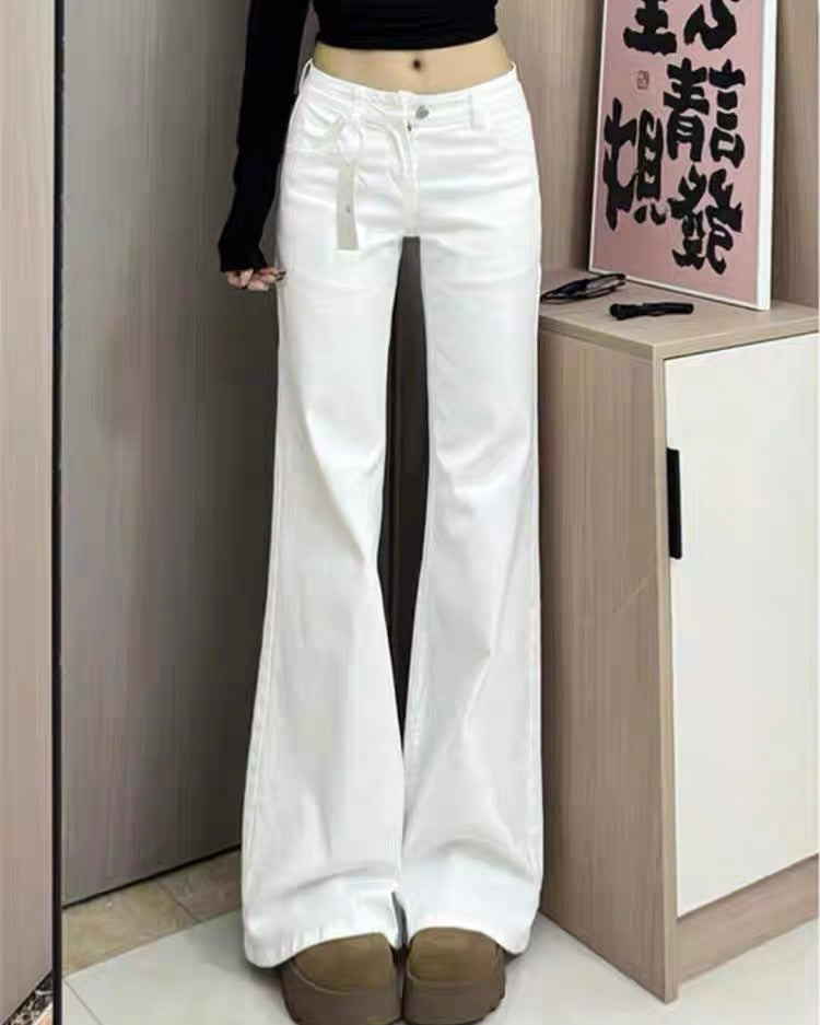 Low Rise Flare Jeans