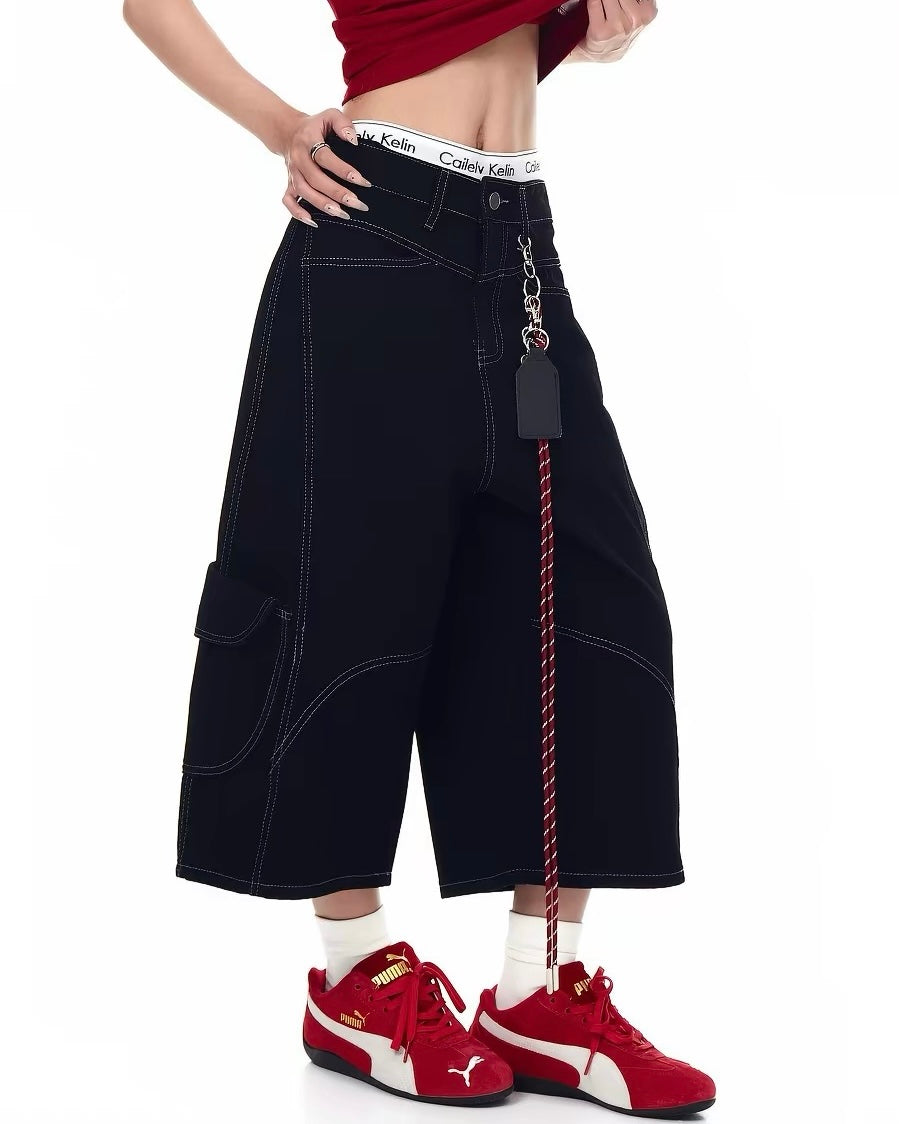 Wide Leg Jorts