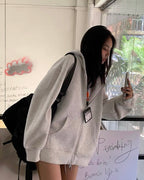 Oversized Zip Hoodie