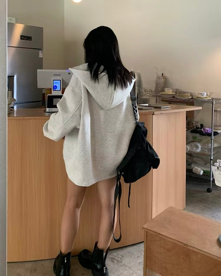 Oversized Zip Hoodie