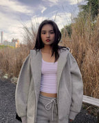 Oversized Zip Hoodie