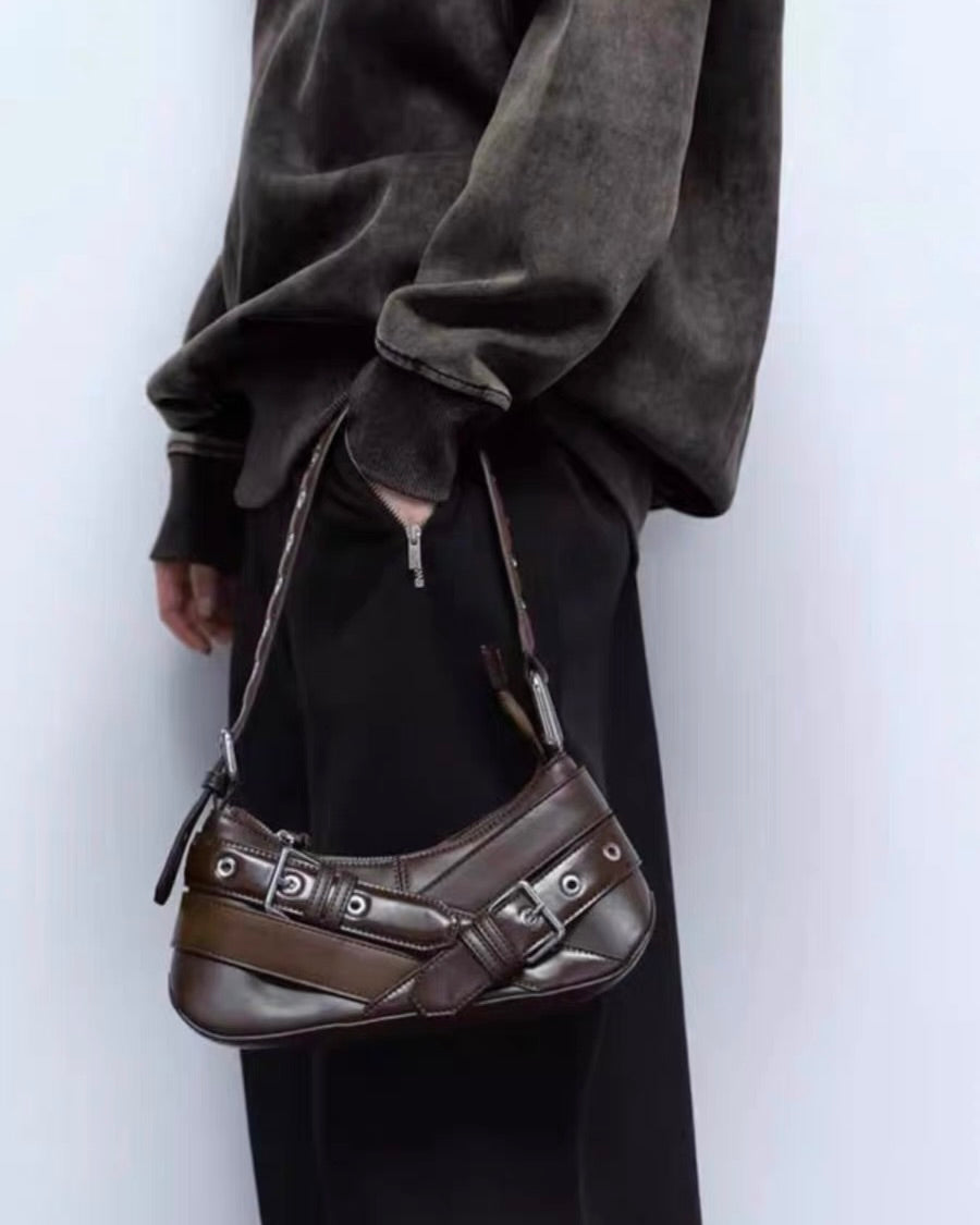ZARA Buckle Shoulder Bag
