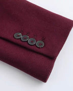 Wine Burgundy Classic Coat (Өмсгөл томтой)