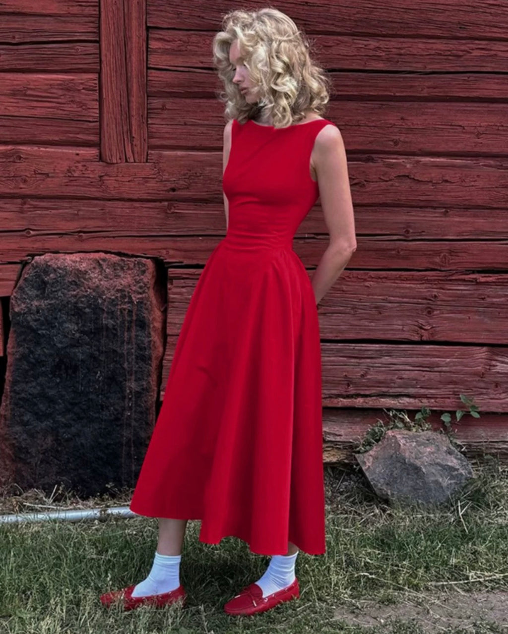 Classic Midi Dress