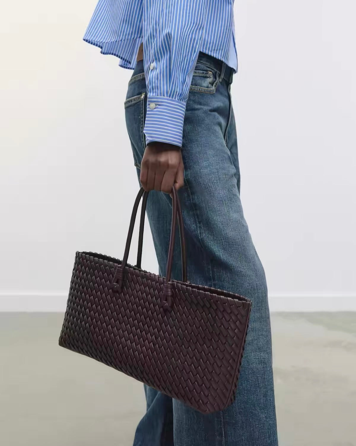 Large Woven Tote Bag