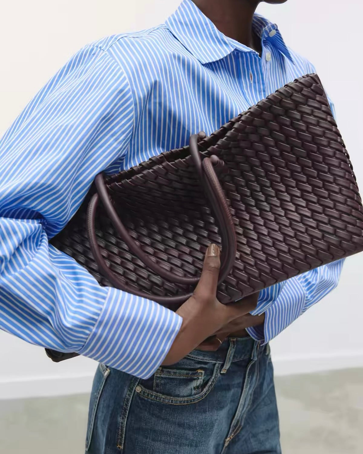 Large Woven Tote Bag