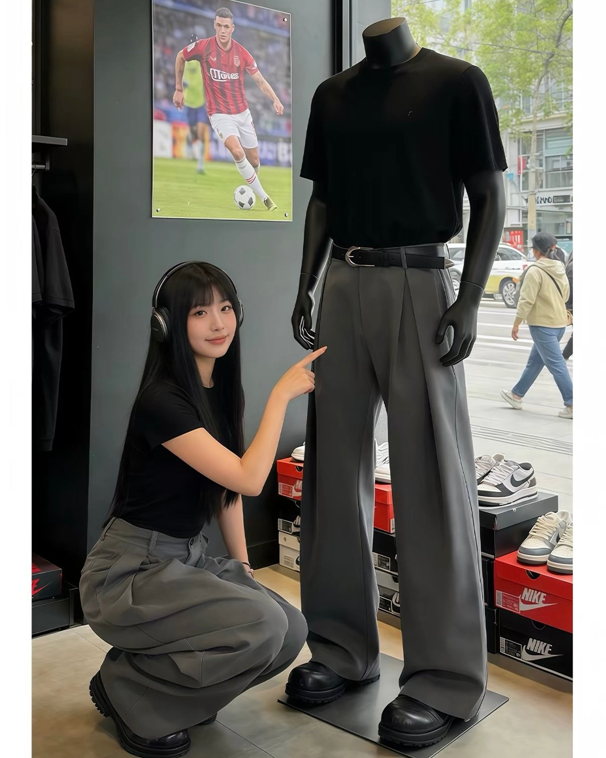 Wide Leg Suit Pants