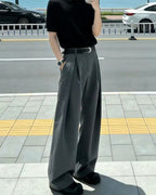 Wide Leg Suit Pants