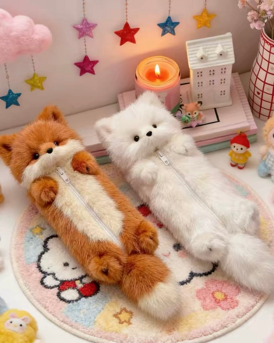Fox Plush Pencil Case (Каргоны мөнгийг ирэхээр нь өгнө)