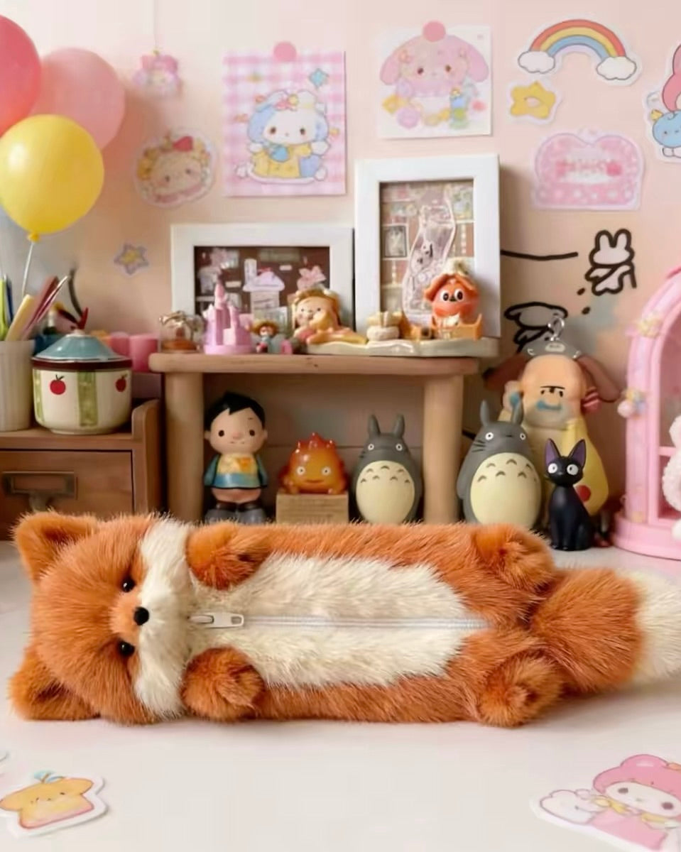 Fox Plush Pencil Case (Каргоны мөнгийг ирэхээр нь өгнө)
