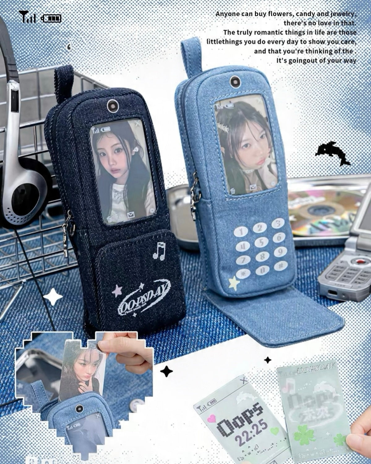 Y2K Phone Style Pencil Case (Каргоны мөнгийг ирэхээр нь өгнө)