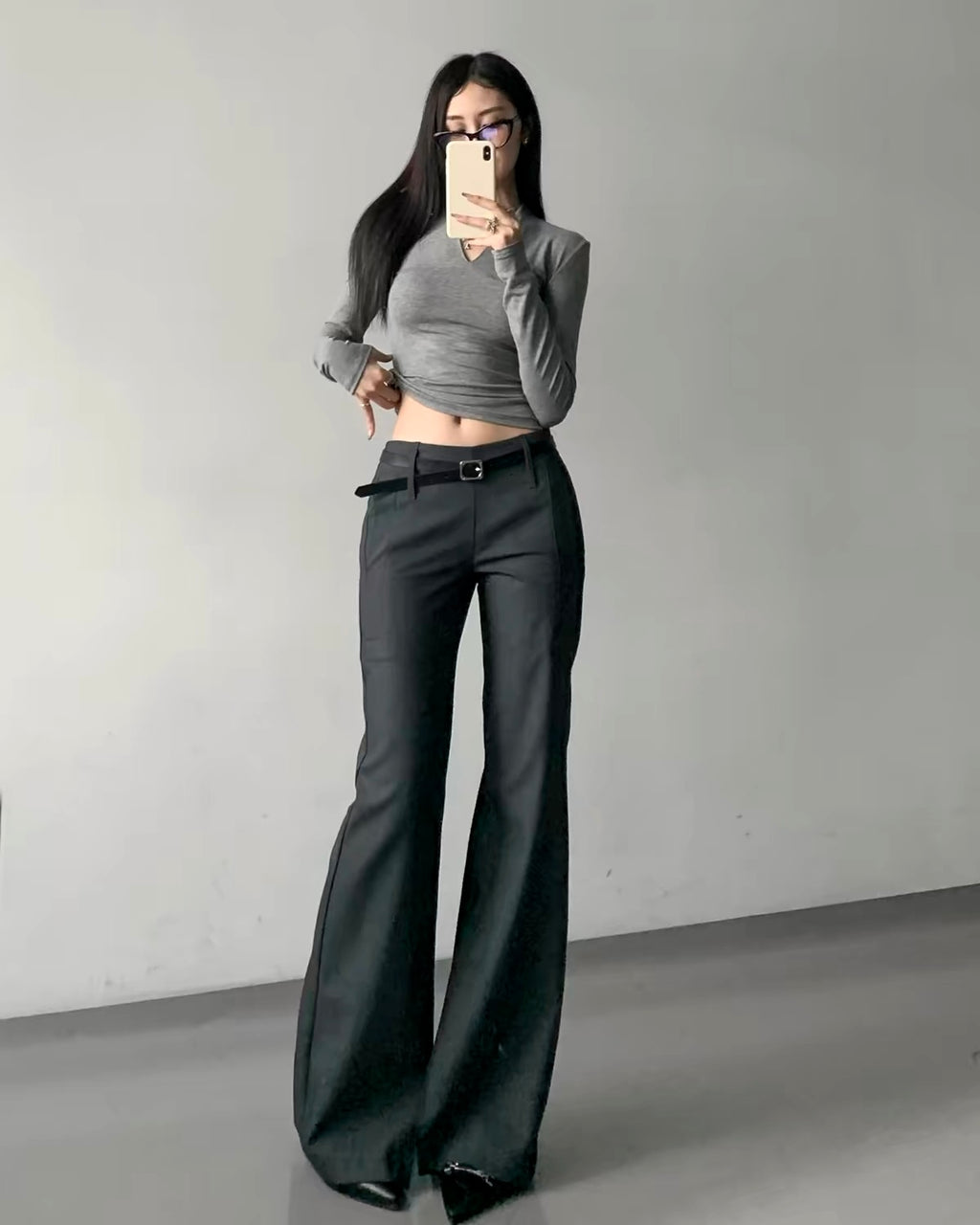 Slim Flare Tailored Pants