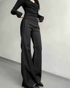Slim Flare Tailored Pants