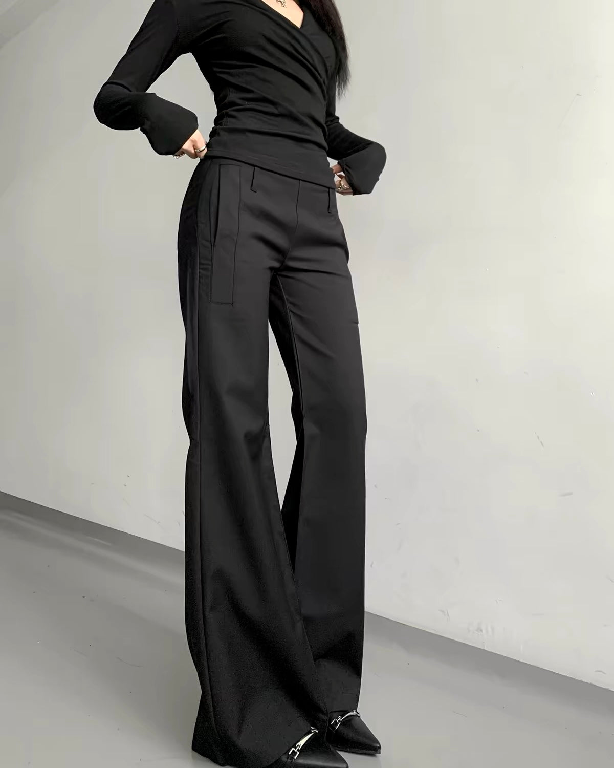 Slim Flare Tailored Pants