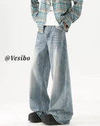 Light Wash Wide Leg Jeans