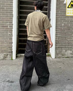 Buckle Wide Leg Jeans