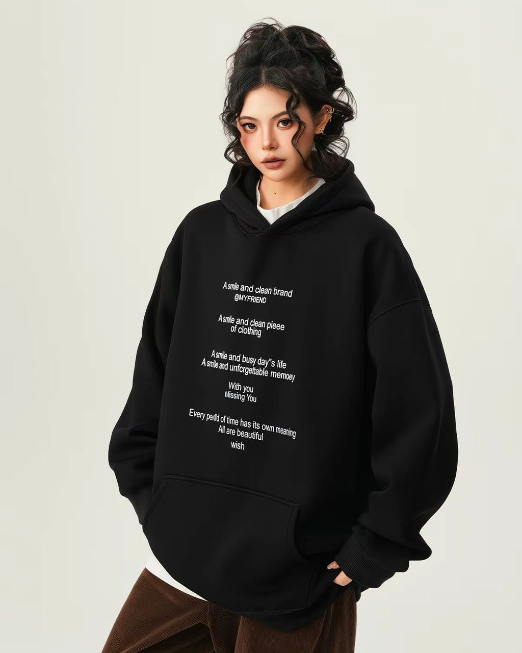Oversized Graphic Hoodie