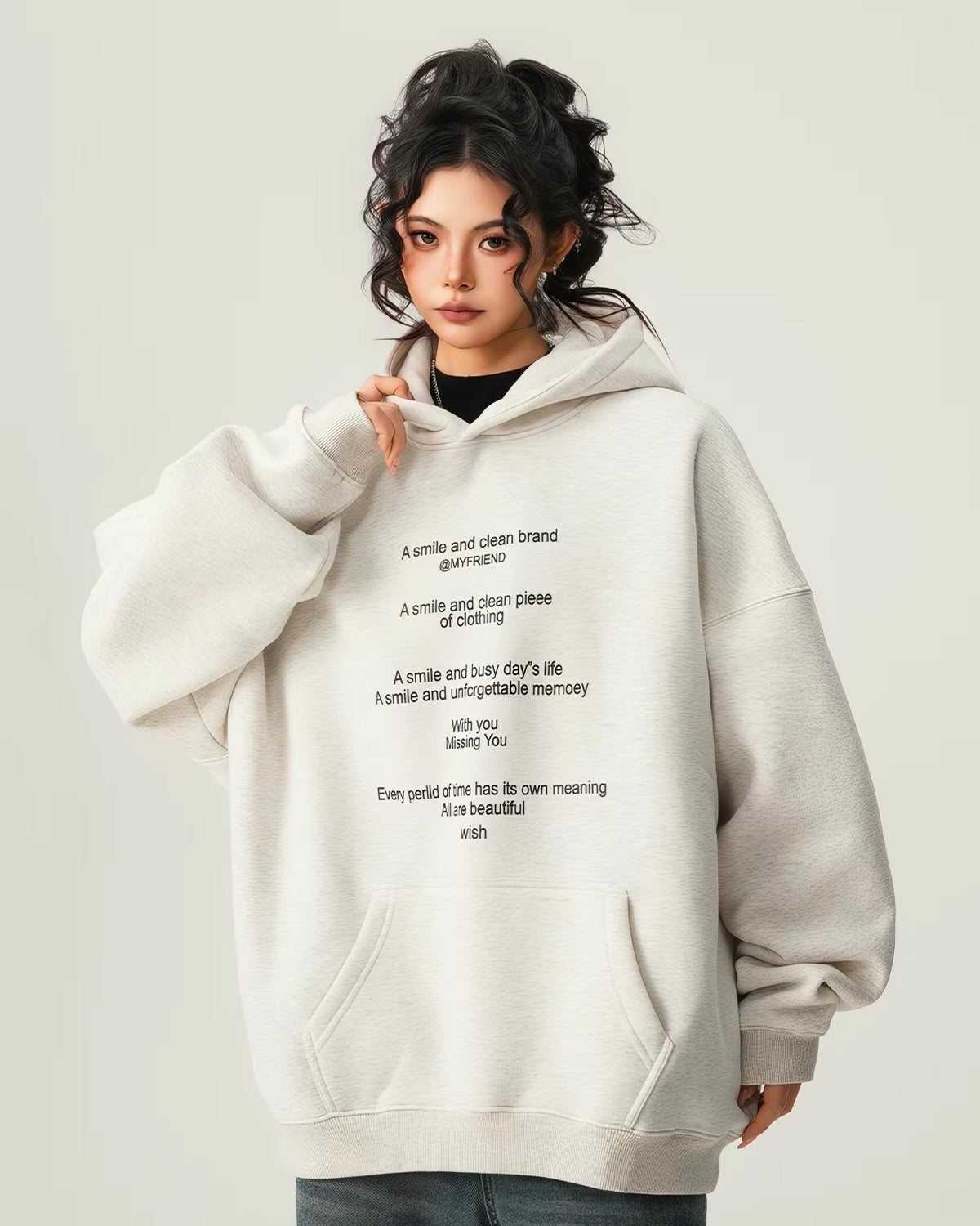 Oversized Graphic Hoodie