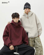 Half Zip Oversized Hoodie