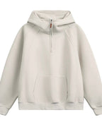 Half Zip Oversized Hoodie
