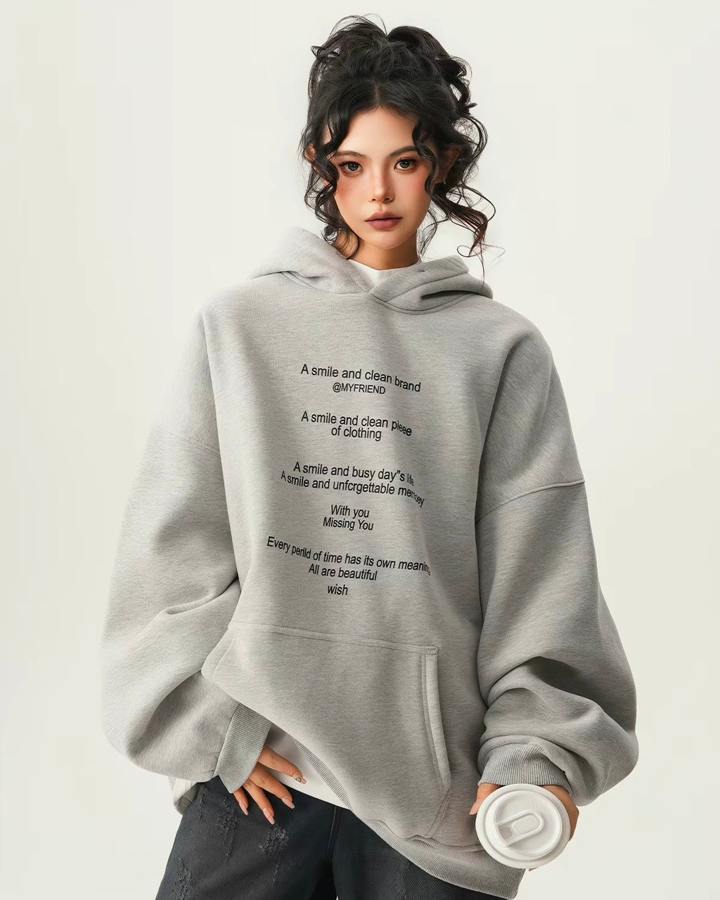 Oversized Graphic Hoodie