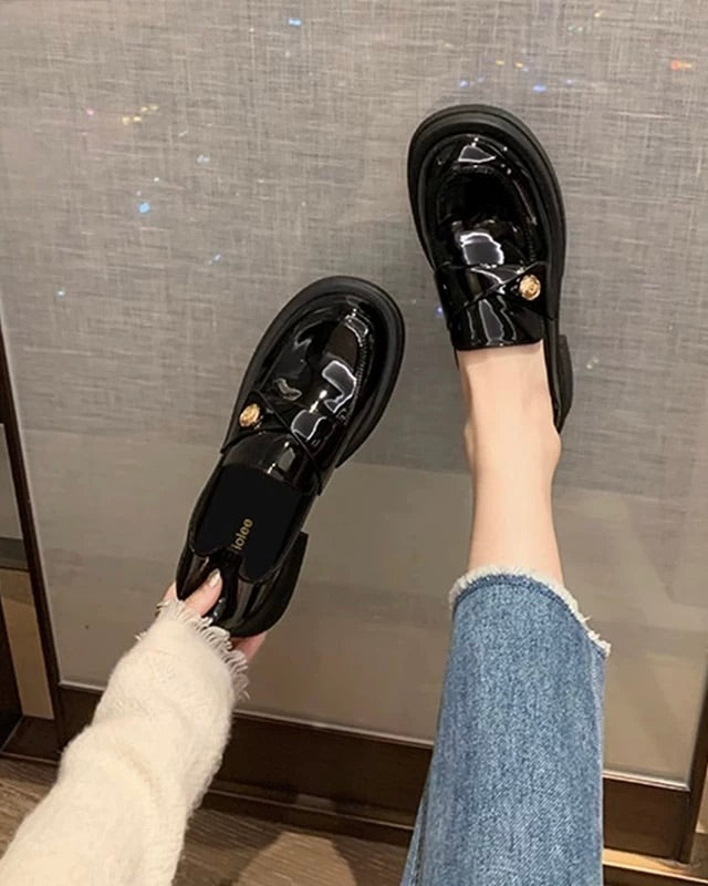 Classic Glossy Loafers