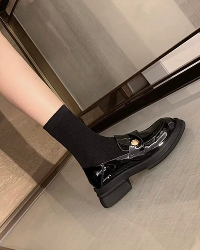 Classic Glossy Loafers