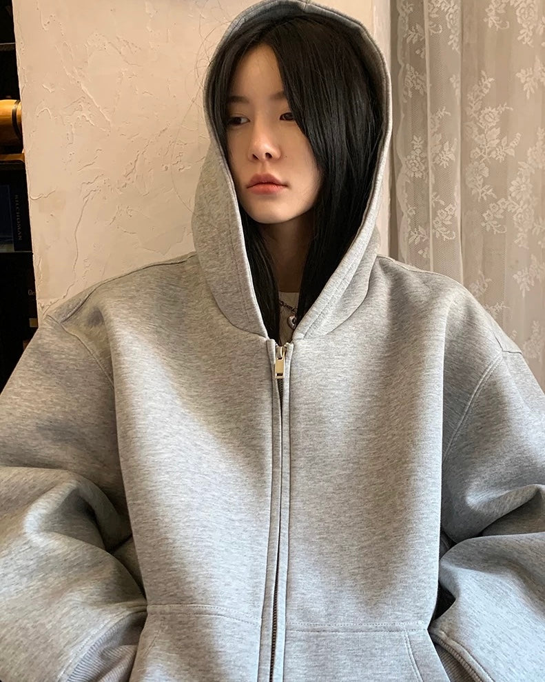 Minimal Zip Hoodie