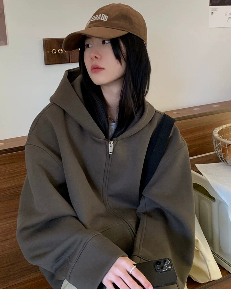 Minimal Zip Hoodie
