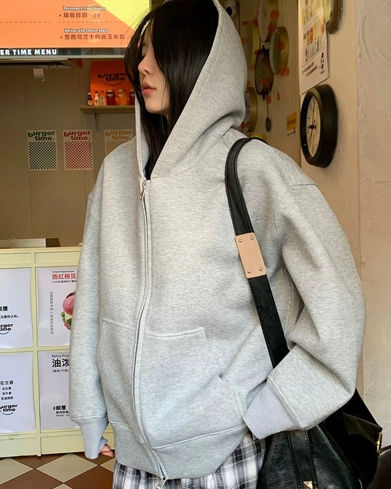 Minimal Zip Hoodie