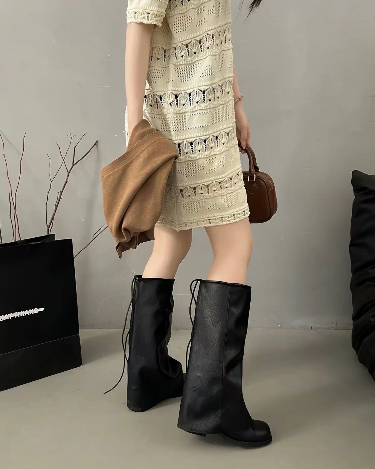 Vintage Slouch Boots