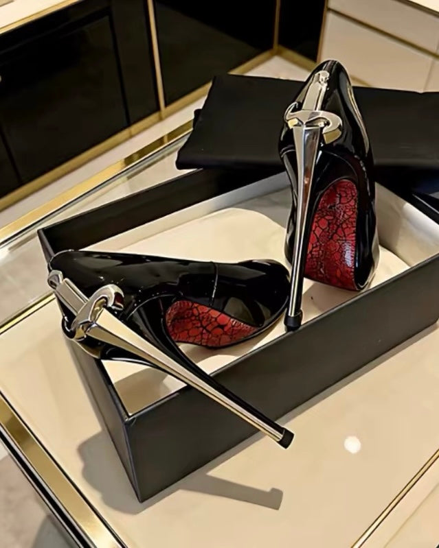 Statement Sword Heel High Heels