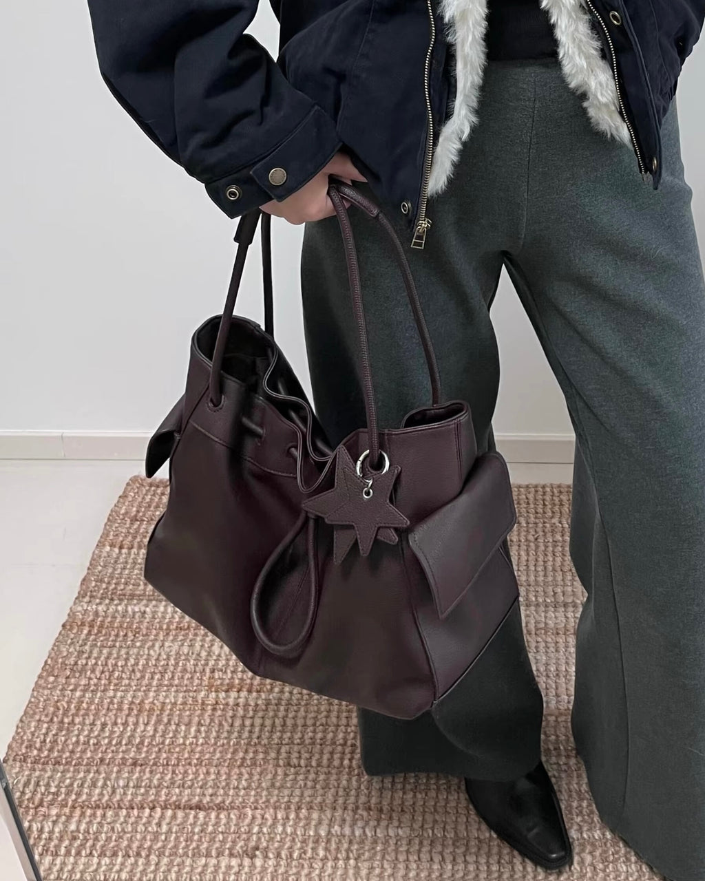 Large Bucket Shoulder Bag