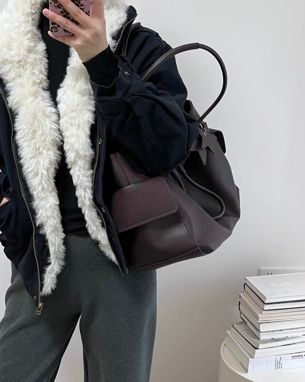 Large Bucket Shoulder Bag