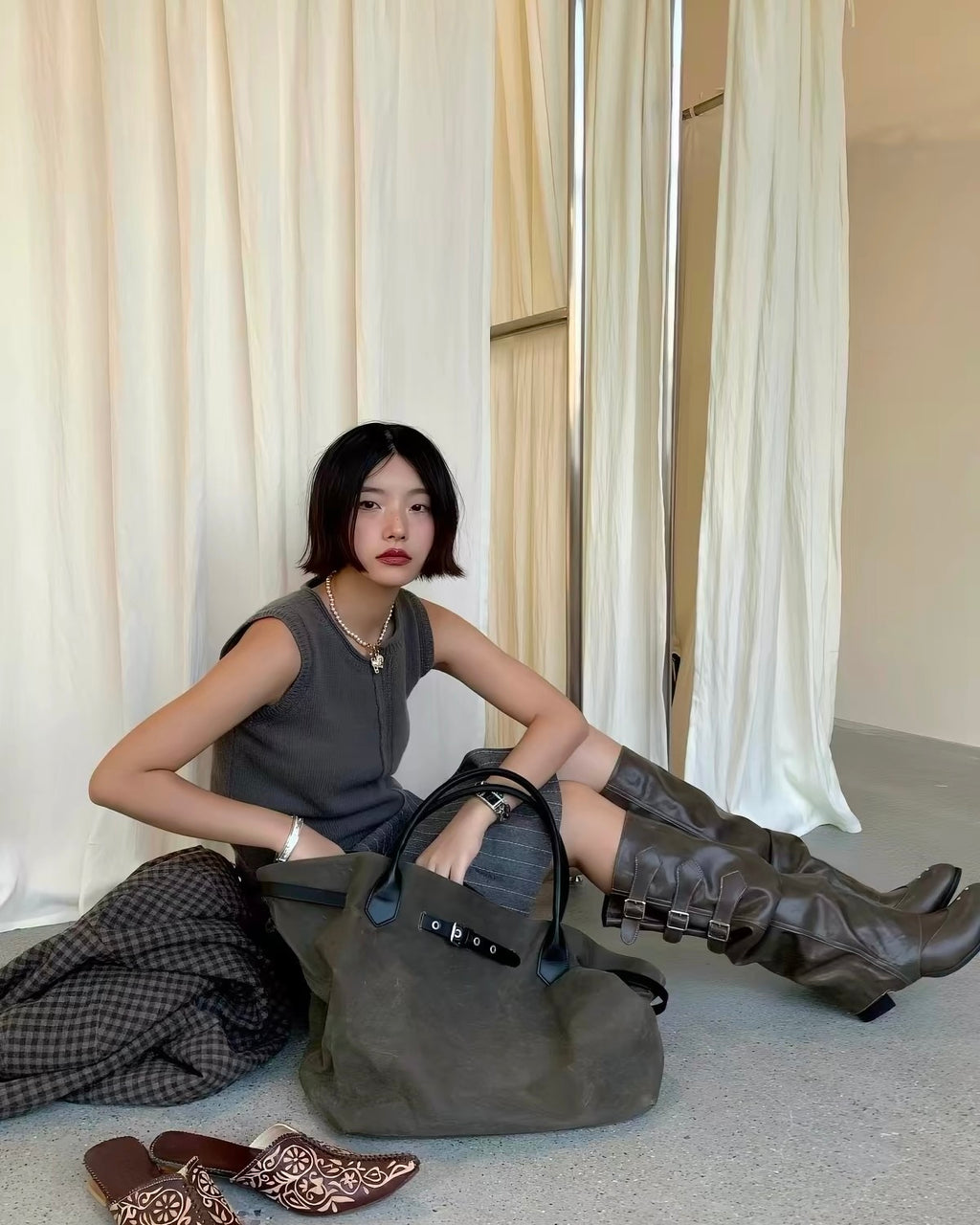 Vintage Canvas Tote Bag
