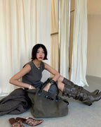 Vintage Canvas Tote Bag