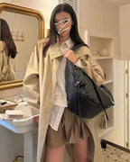 Woven Slouchy Shoulder Bag
