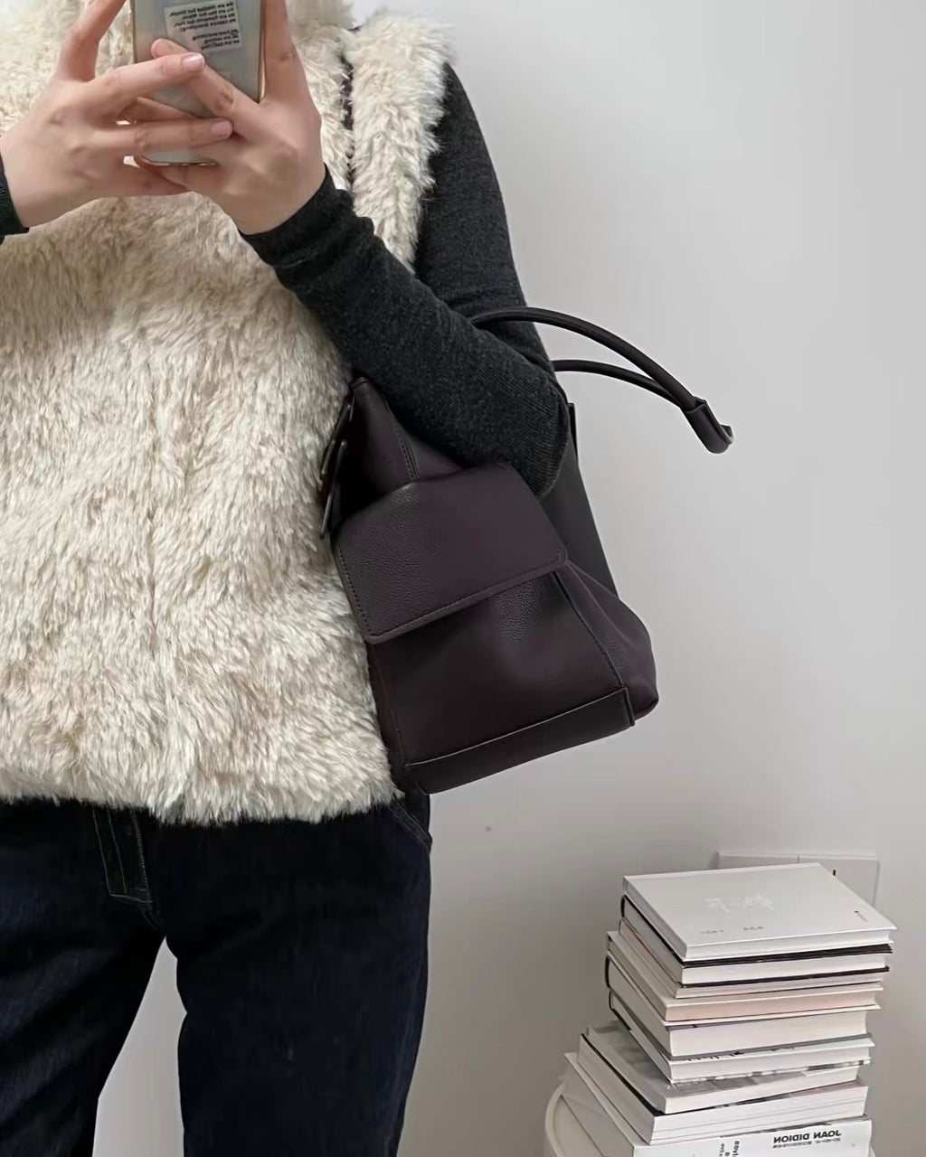 Large Bucket Shoulder Bag